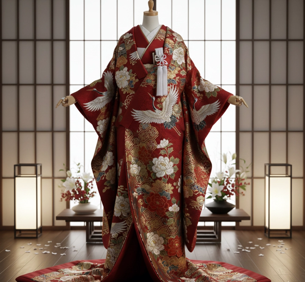 kimono femme Motifs pour les mariages, fiançailles et moments heureux