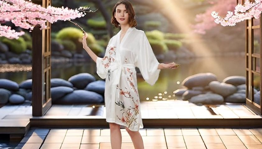 kimono soie féminité