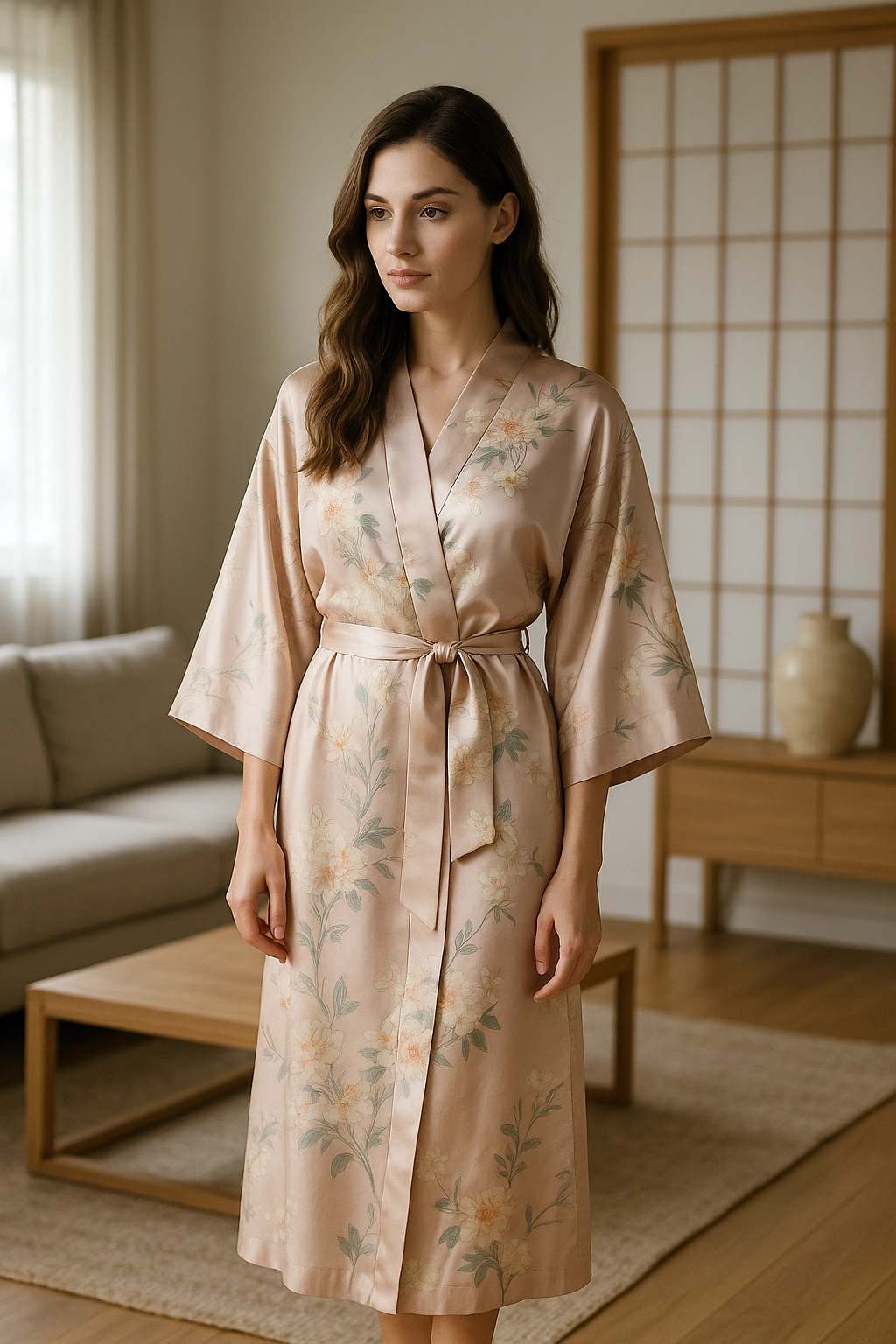 offrir kimono soie mode tendance
