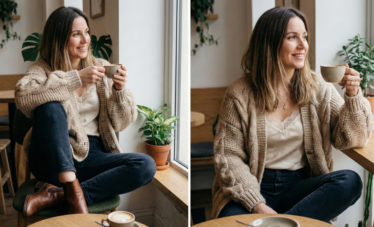 débardeur soie femme look Contraste Knitwear (Maille & Soie)