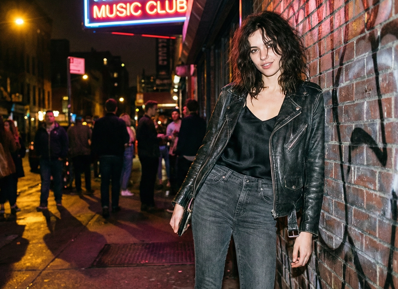 débardeur soie femme look Allure Rock