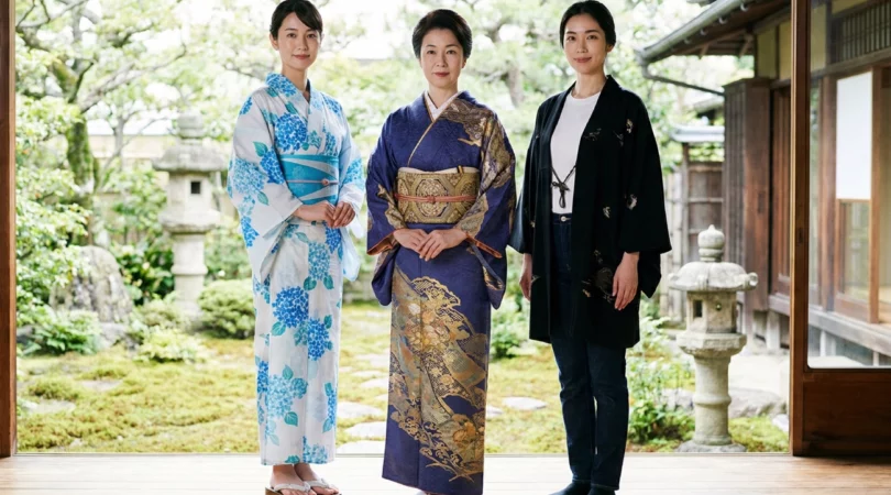 Kimono, yukata, haori : quelles différences ?