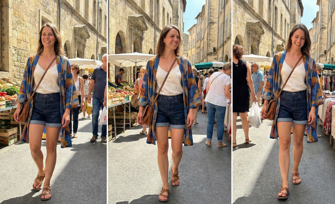 kimono soie été look urban explorer