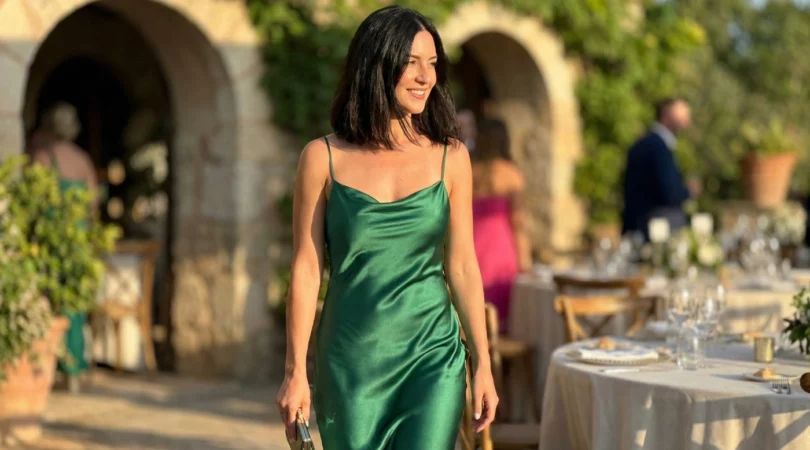 robe de mariage en soie pour briller lors de la cérémonie