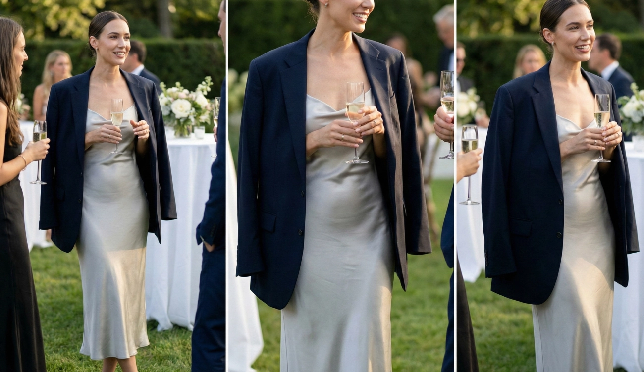 Robe de mariage en soie "Slip Dress" (Robe nuisette)