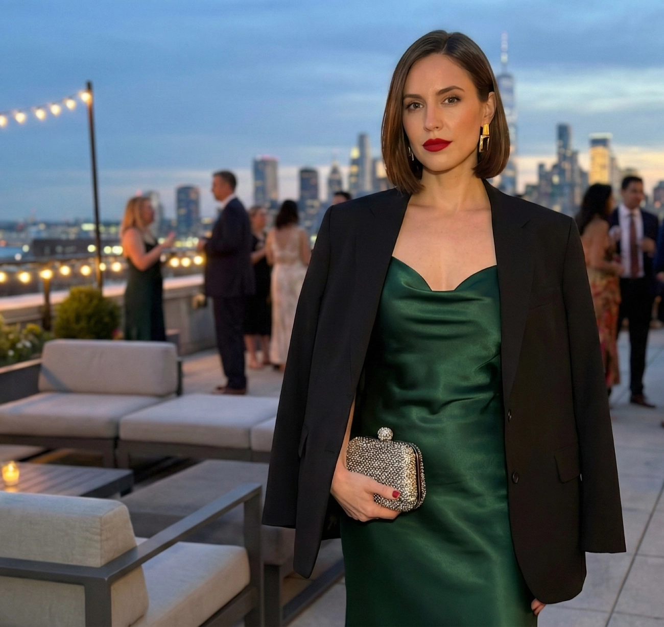 robe de mariage en soie minimaliste sophistiquée (mariage urbain / chic)