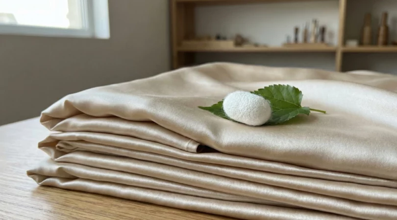 la soie Mulberry la reine des fibres